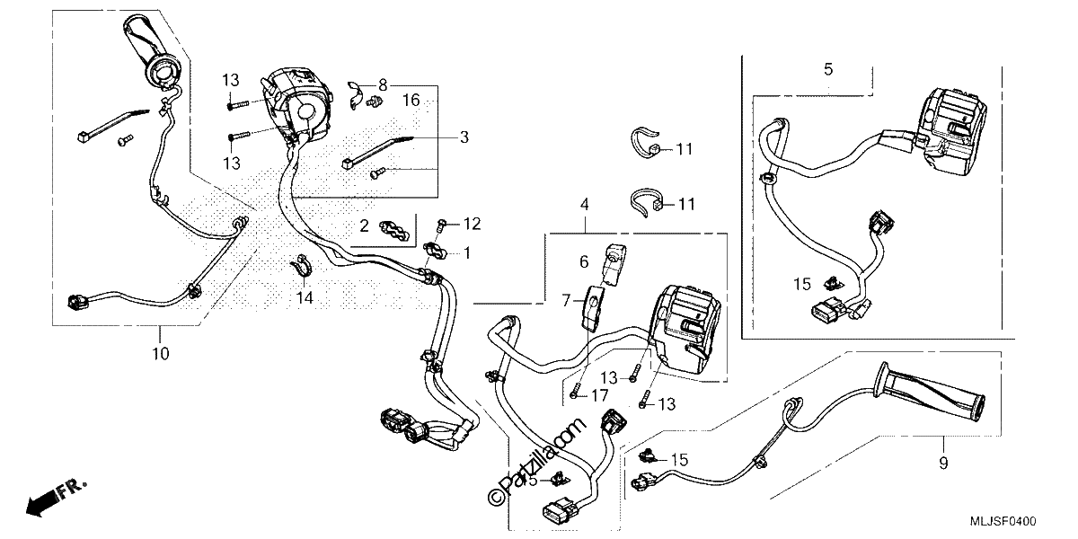 Diagrama de HANDLE SWITCH