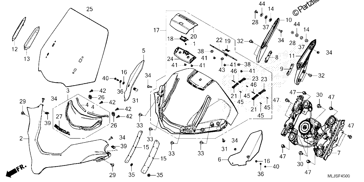 Diagrama de WINDSCREEN