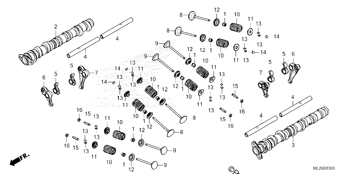 Diagrama de CAMSHAFT VALVE
