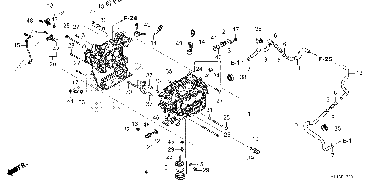 Diagrama de CYLINDER BLOCK
