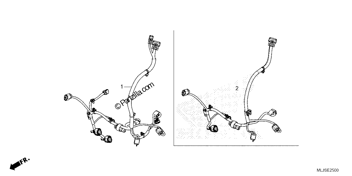 Diagrama de ENGINE SUB CORD