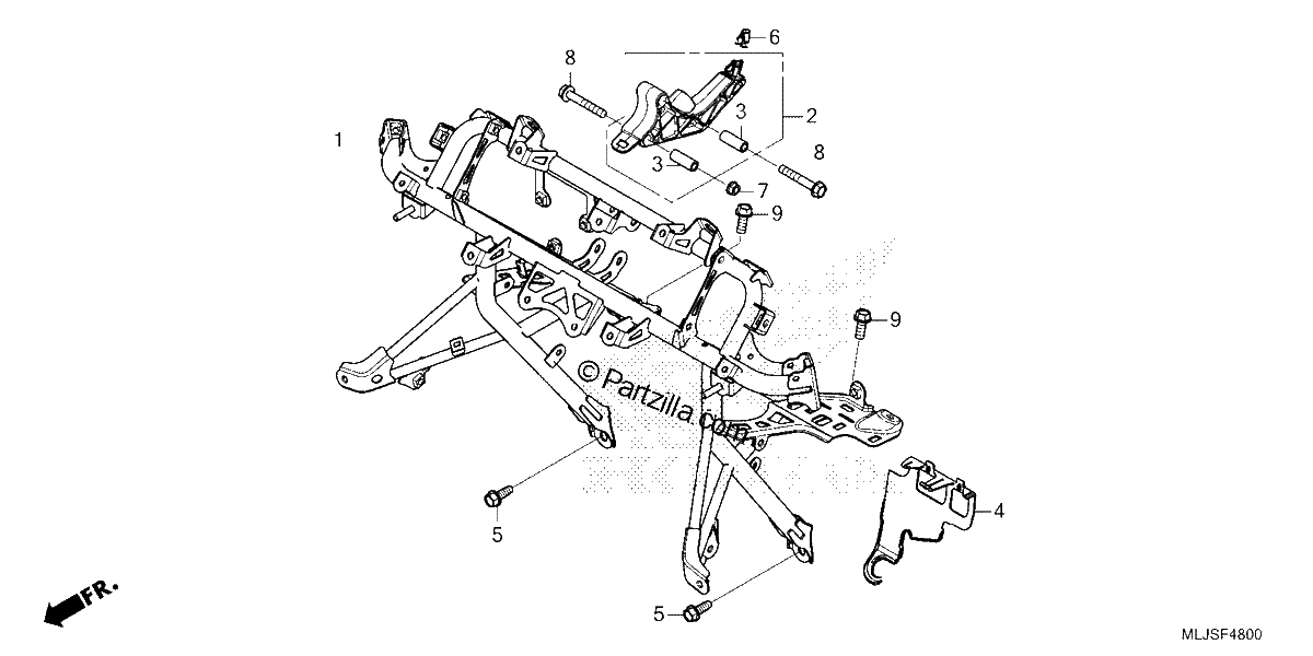 Diagrama de COWL STAY