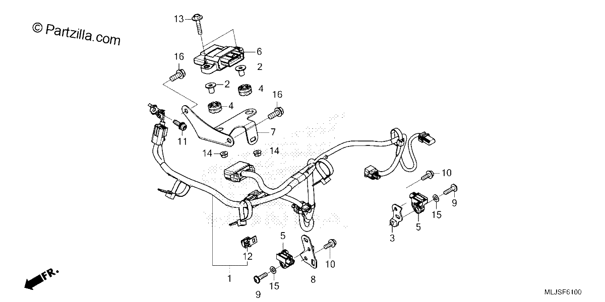 Diagrama de AIRBAG HARNESS