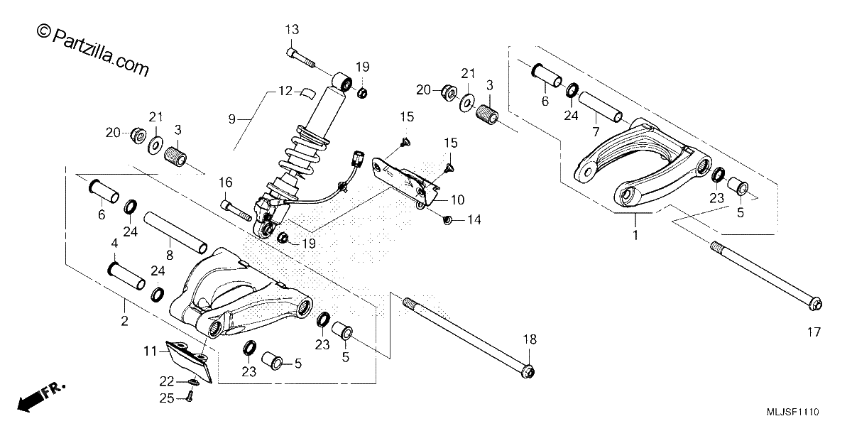 Diagrama de CUSHION ARM