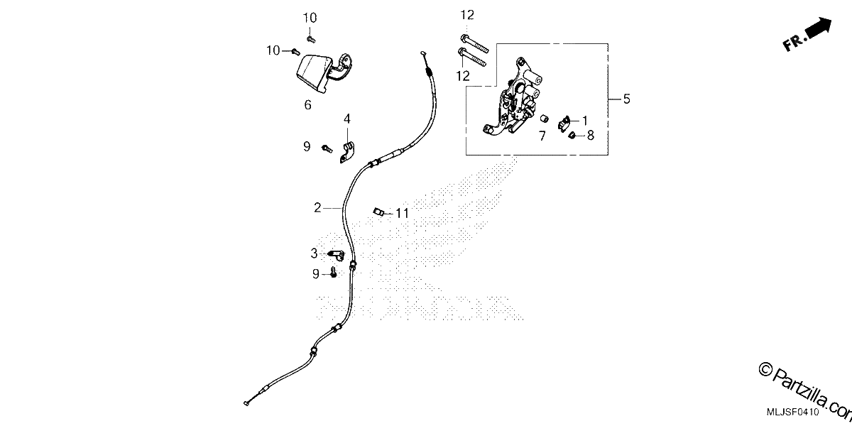 Diagrama de PARKING BRAKE LEVER