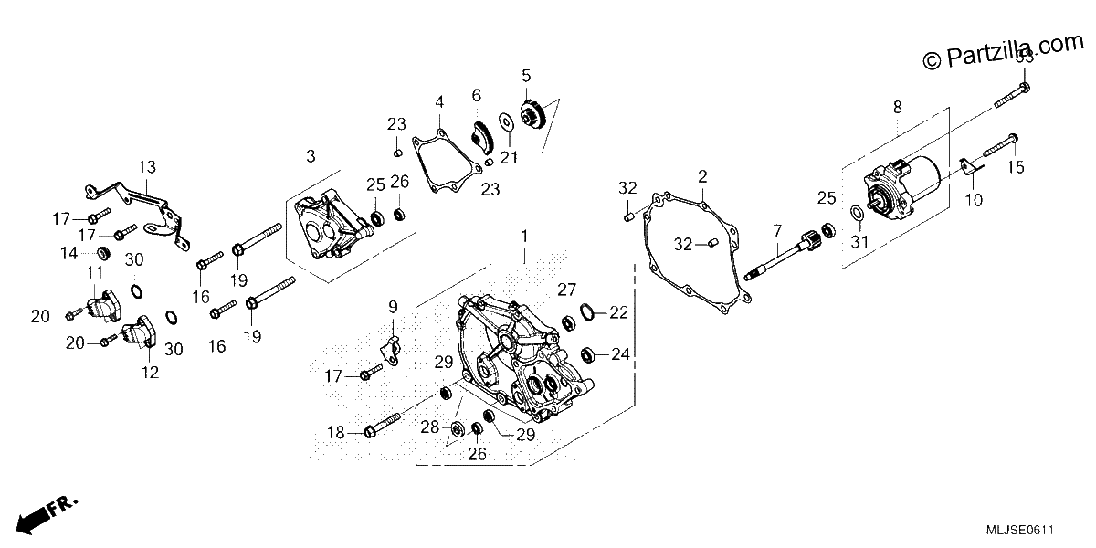 Diagrama de SHIFT COVER DCT