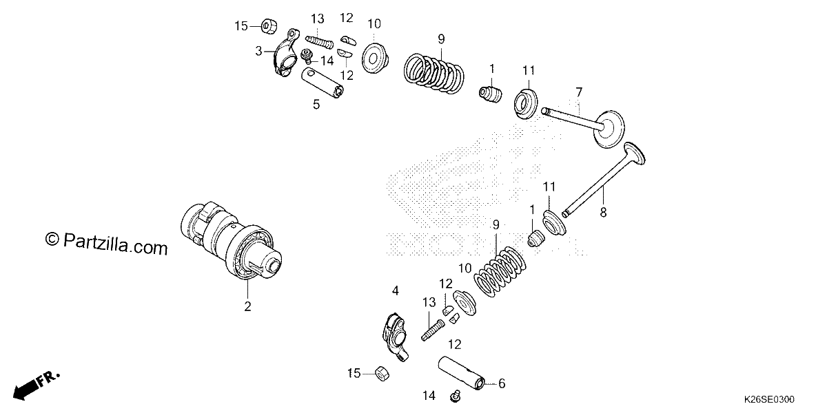 Diagrama de CAMSHAFT VALVE