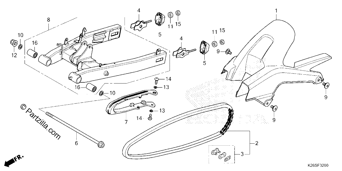 Diagrama de SWINGARM