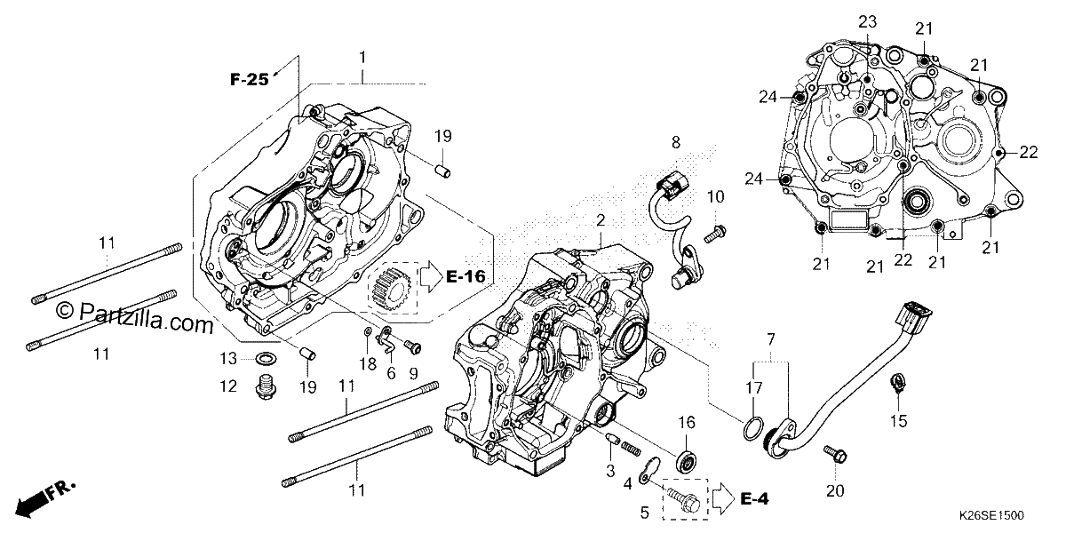 Diagrama de CRANKCASE