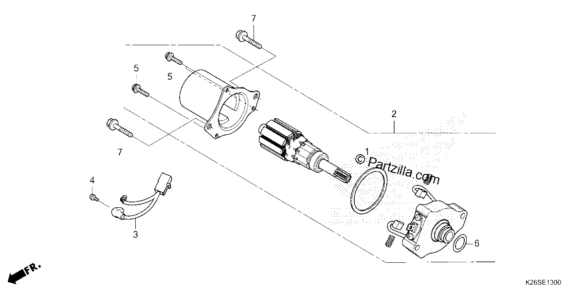 Diagrama de STARTER MOTOR