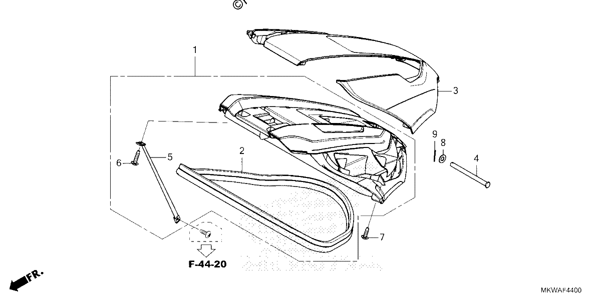 Diagrama de LUGGAGE LID