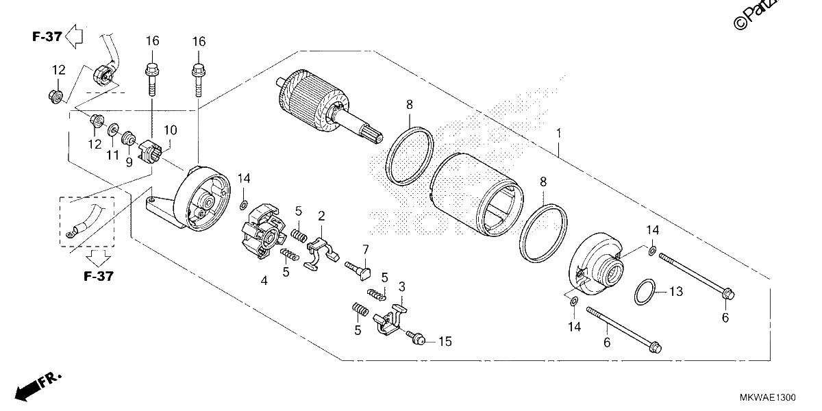 Diagrama de STARTING MOTOR