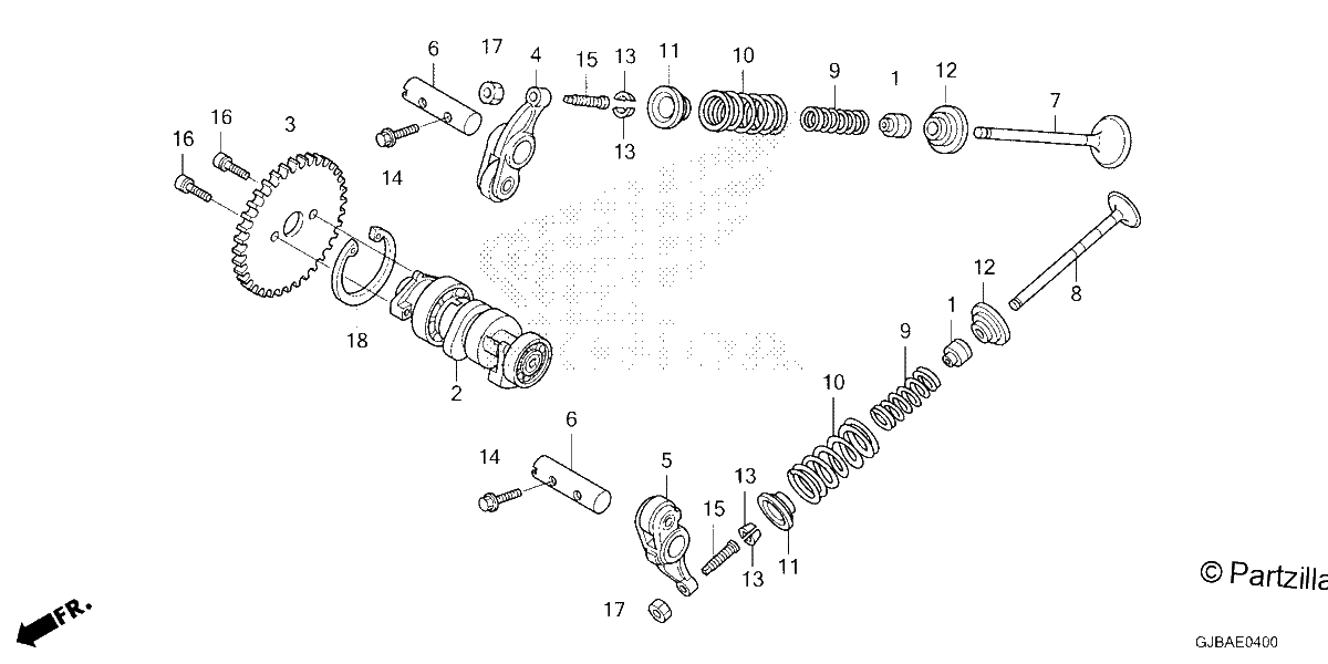 Diagrama de CAMSHAFT VALVE