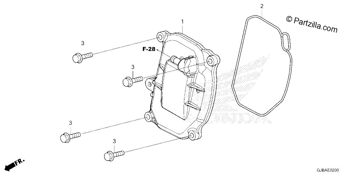 Diagrama de CYLINDER HEAD COVER