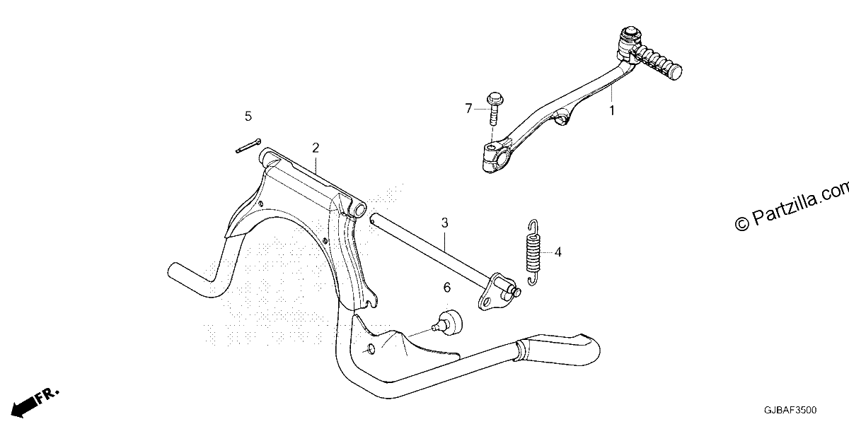 Diagrama de STAND KICK PEDAL