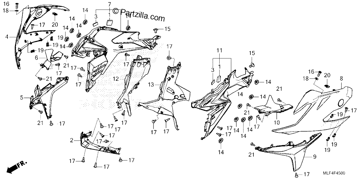 Diagrama de MIDDLE COWL