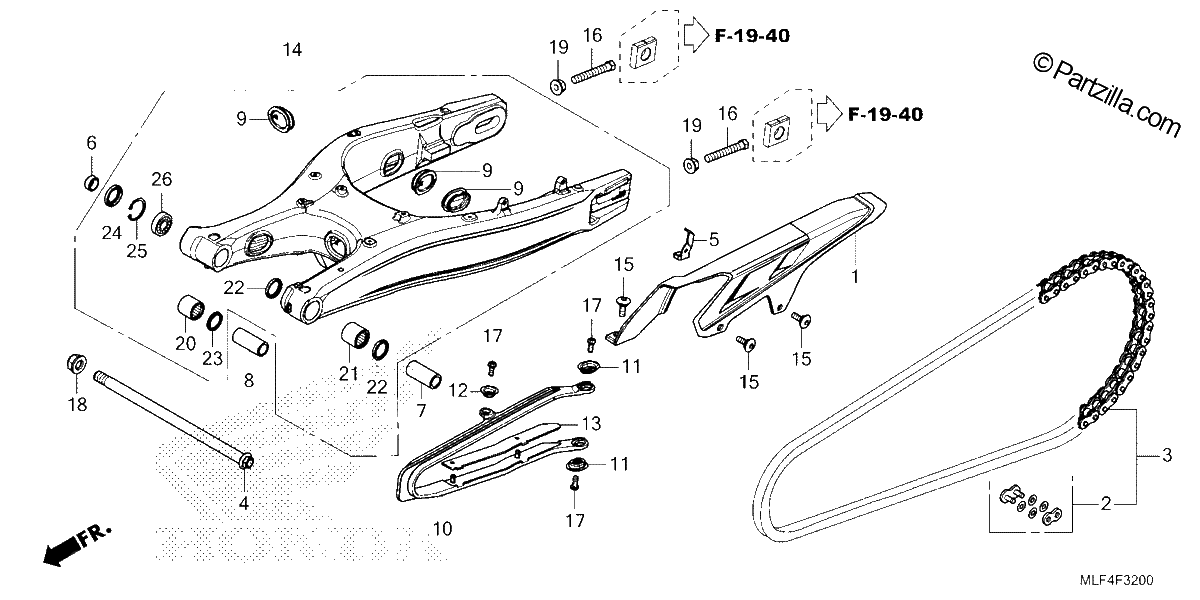 Diagrama de SWINGARM