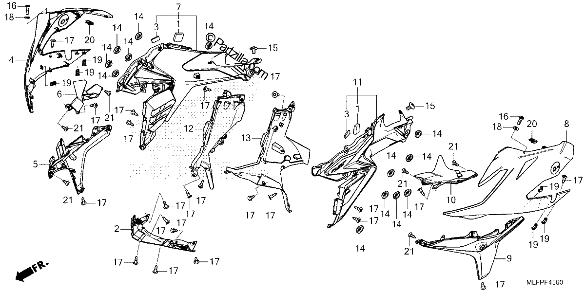 Diagrama de MIDDLE COWL