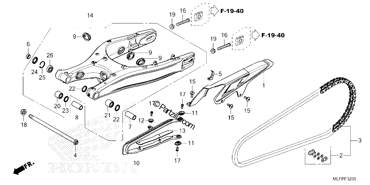 Diagrama de SWINGARM