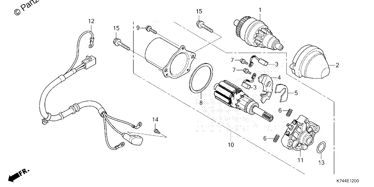 Diagrama de STARTING MOTOR