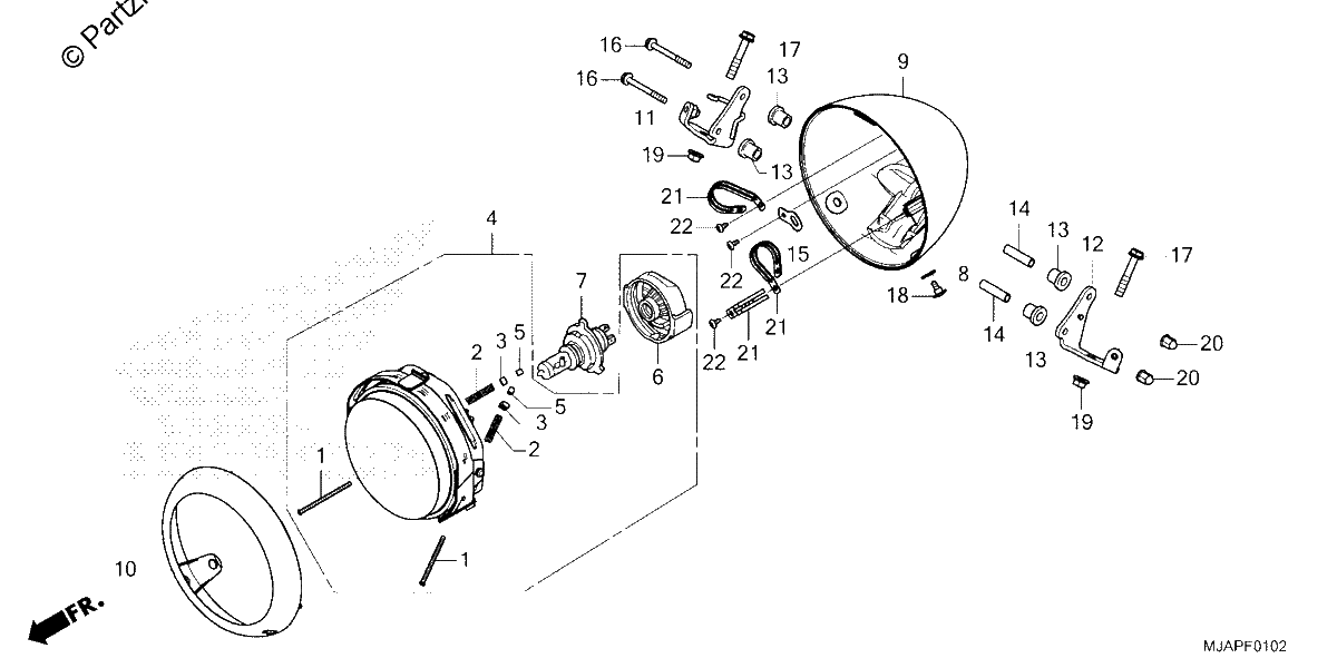 Diagrama de HEADLIGHT 3