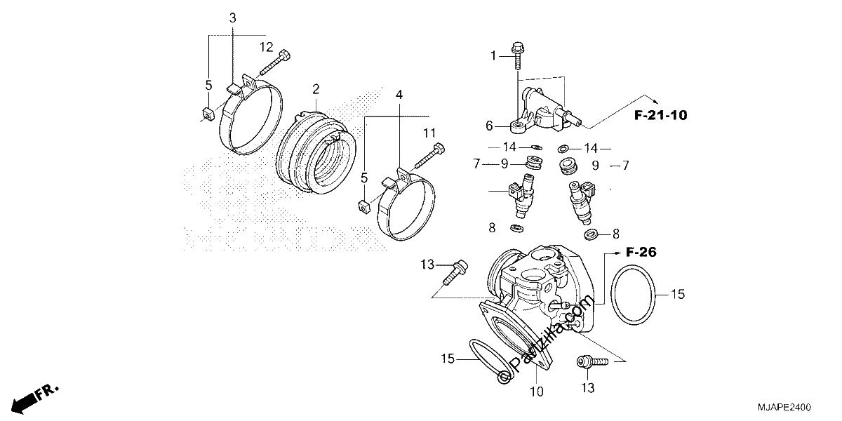 Diagrama de INLET MANIFOLD