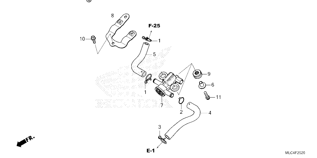 Diagrama de AIR INJECTION SOLENOID VALVE