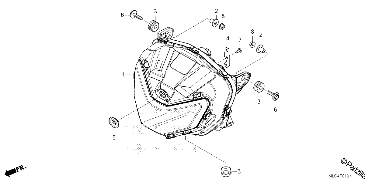 Diagrama de HEADLIGHT 2