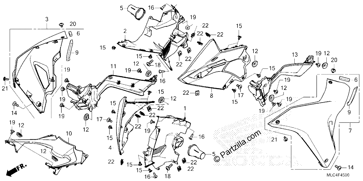 Diagrama de MIDDLE COWL