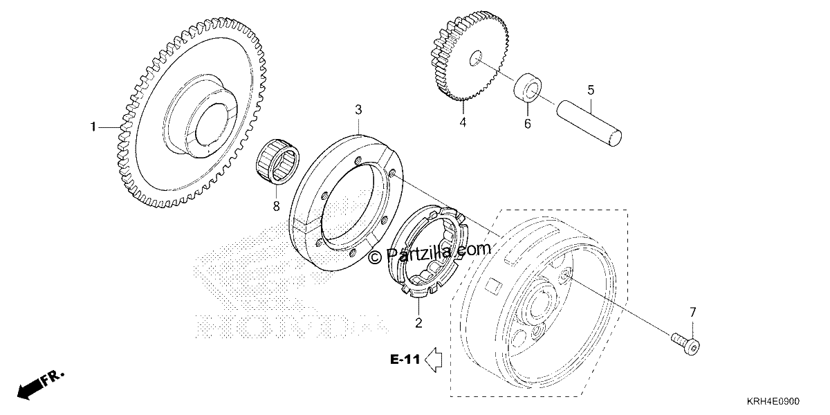 Diagrama de STARTING CLUTCH