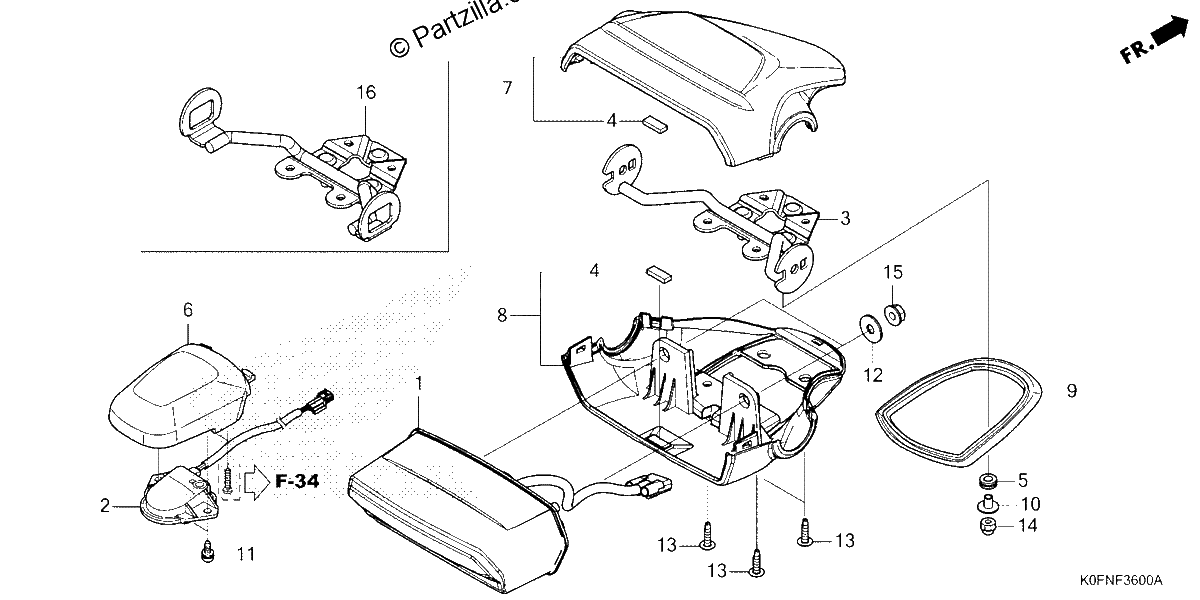 Diagrama de TAILLIGHT