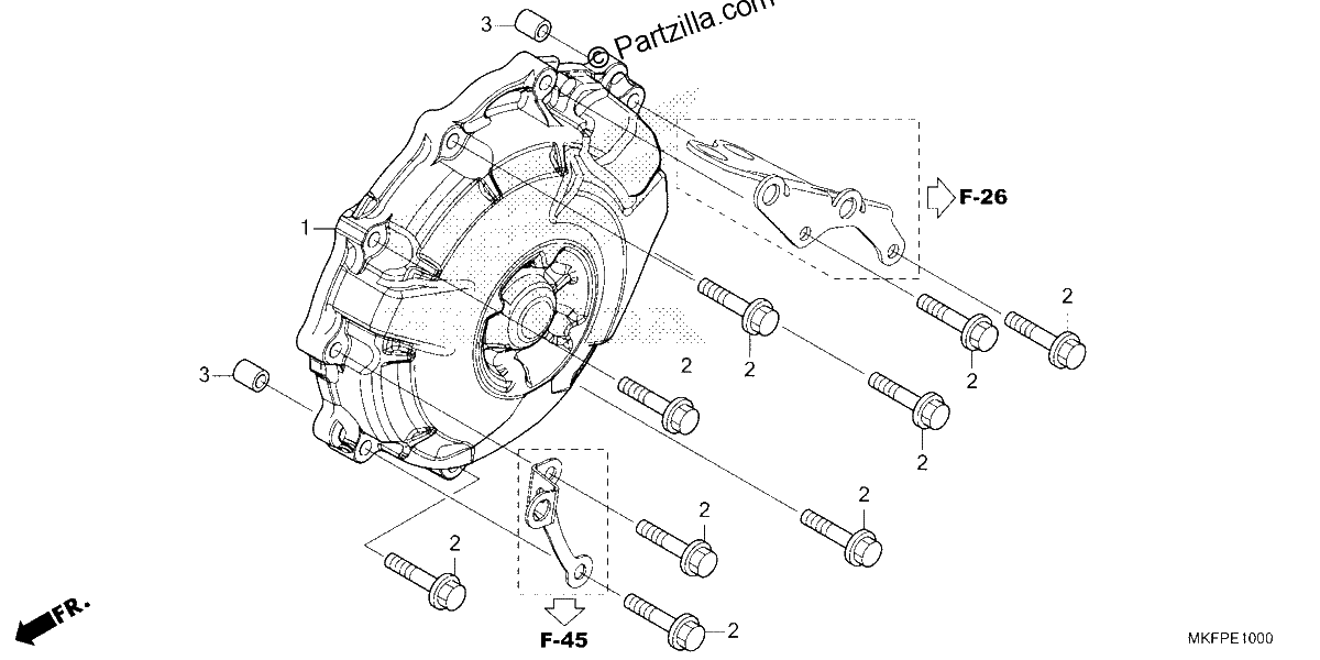 Diagrama de ALTERNATOR COVER