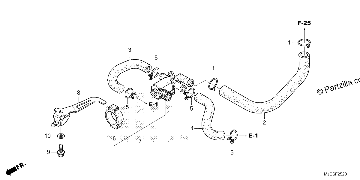 Diagrama de AIR INJECTION CONTROL VALVE