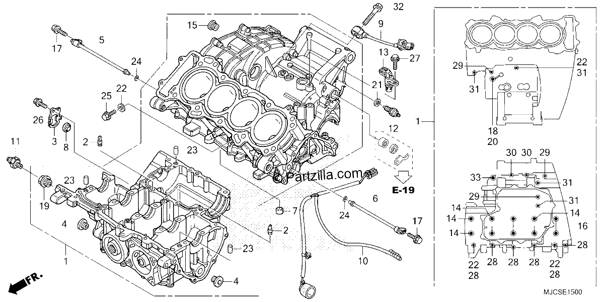 Diagrama de CRANKCASE