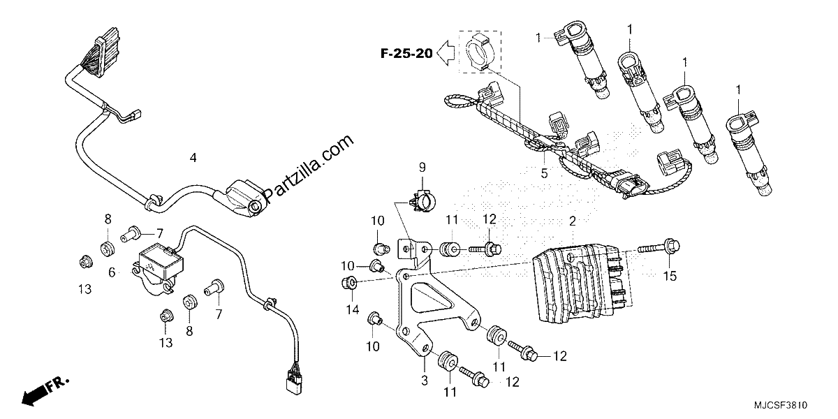 Diagrama de SUB HARNESS