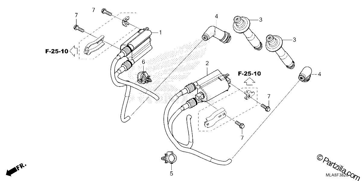 Diagrama de IGNITION COIL