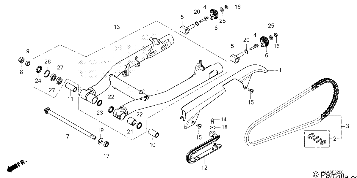Diagrama de SWINGARM