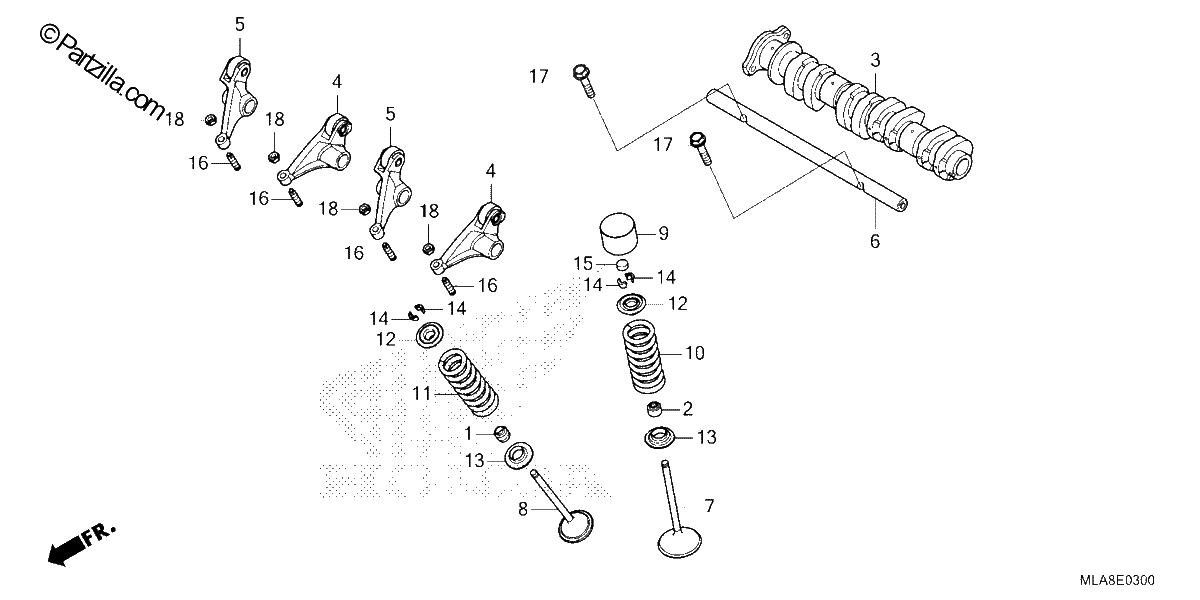 Diagrama de CAMSHAFT VALVE
