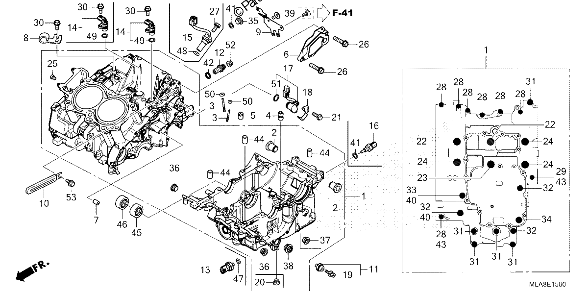 Diagrama de CRANKCASE