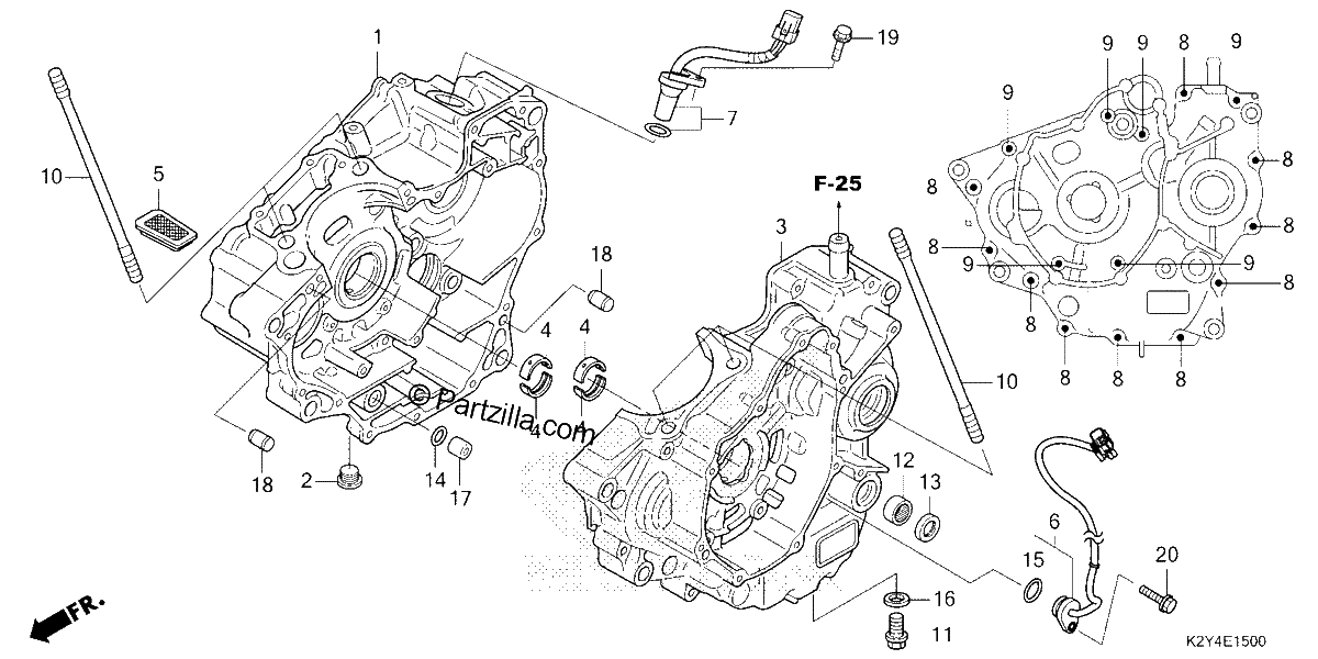 Diagrama de CRANKCASE