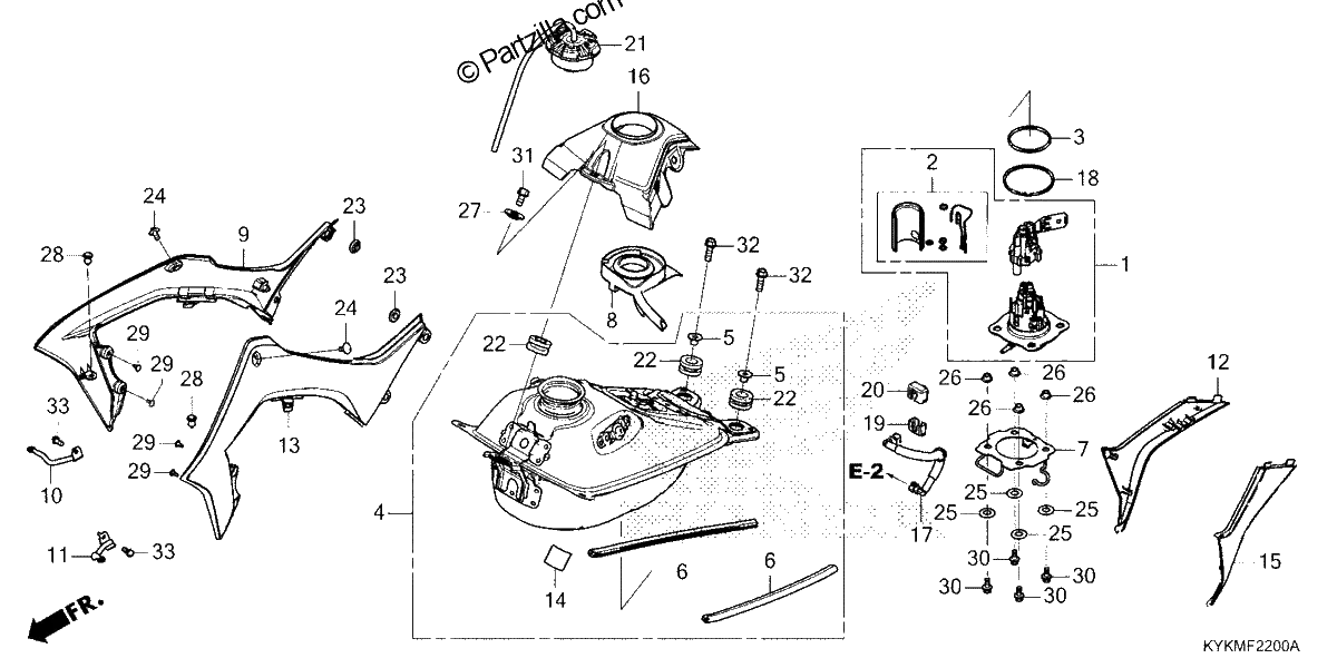 Diagrama de FUEL TANK