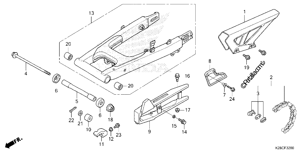 Diagrama de SWINGARM