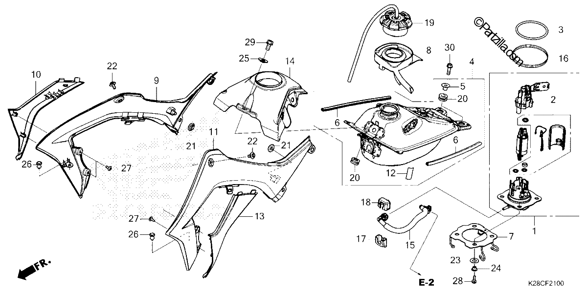 Diagrama de FUEL TANK