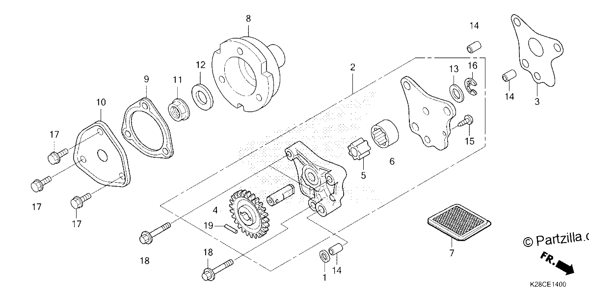Diagrama de OIL PUMP