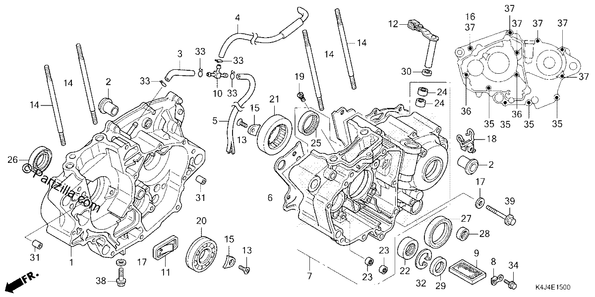 Diagrama de CRANKCASE