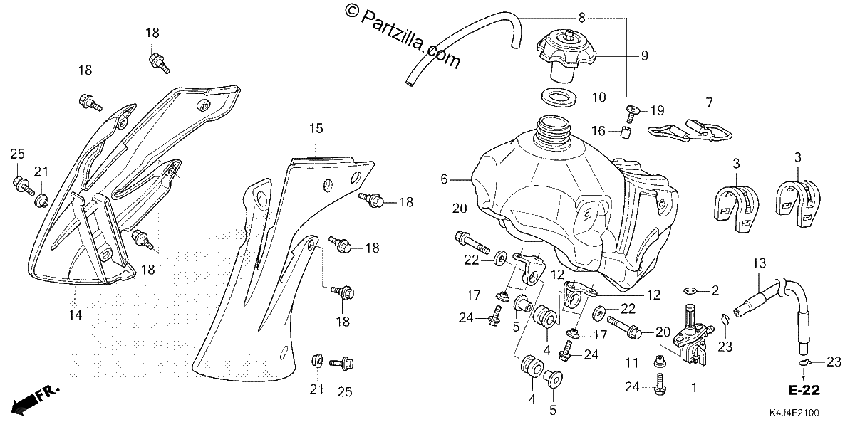 Diagrama de FUEL TANK