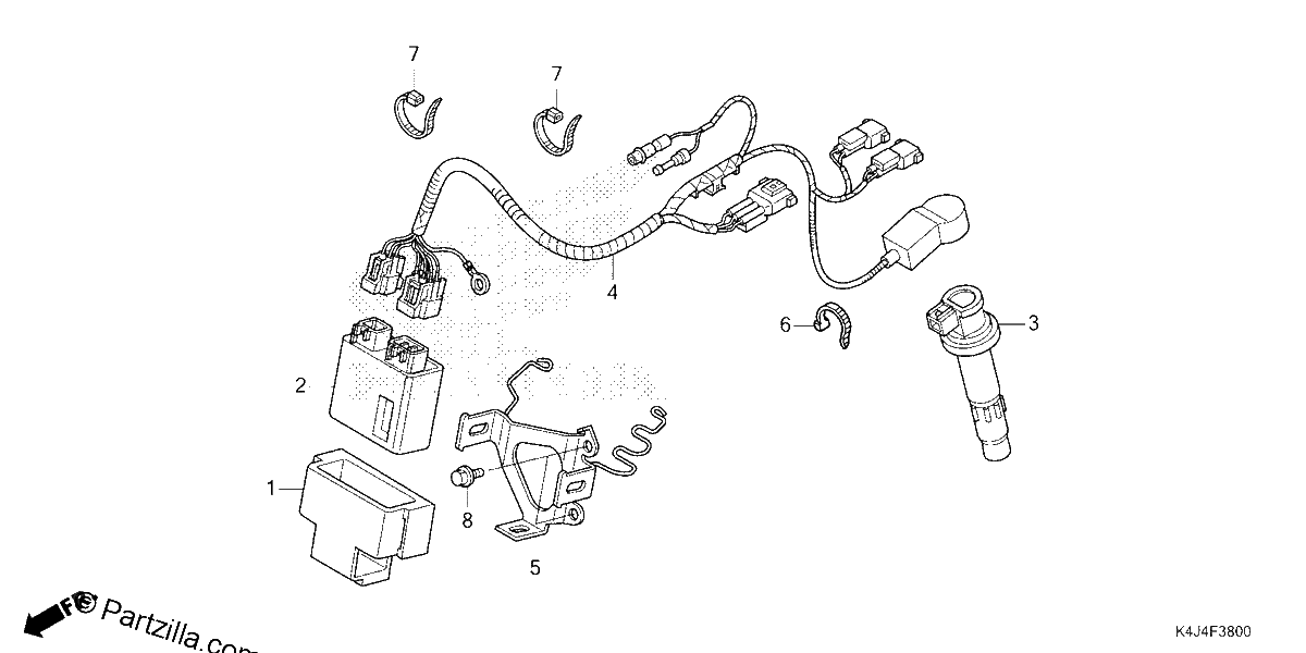 Diagrama de WIRE HARNESS