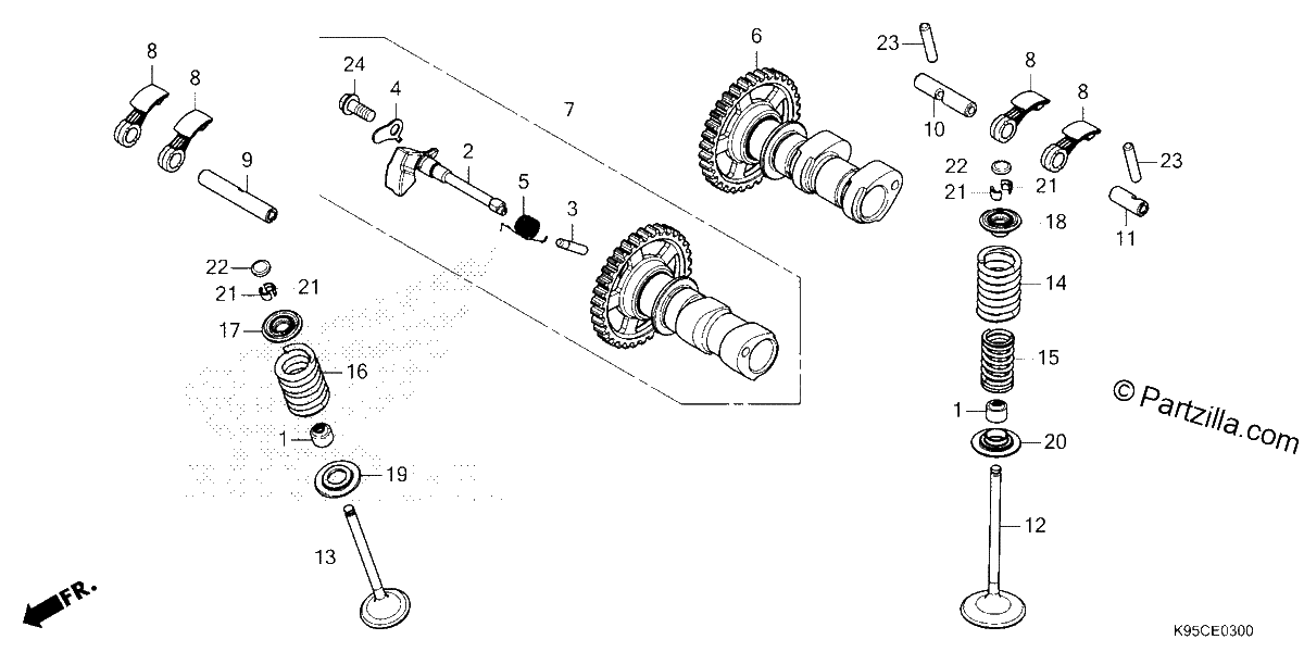 Diagrama de CAMSHAFT VALVE