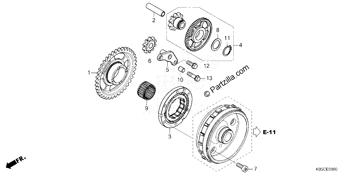 Diagrama de STARTING CLUTCH