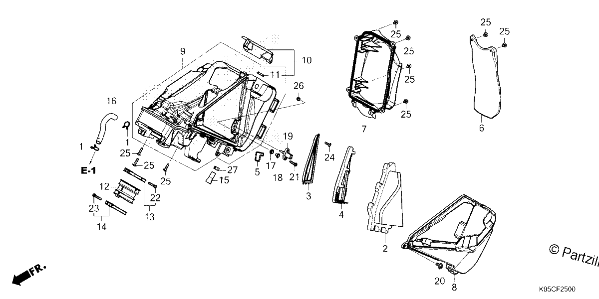Diagrama de AIR CLEANER